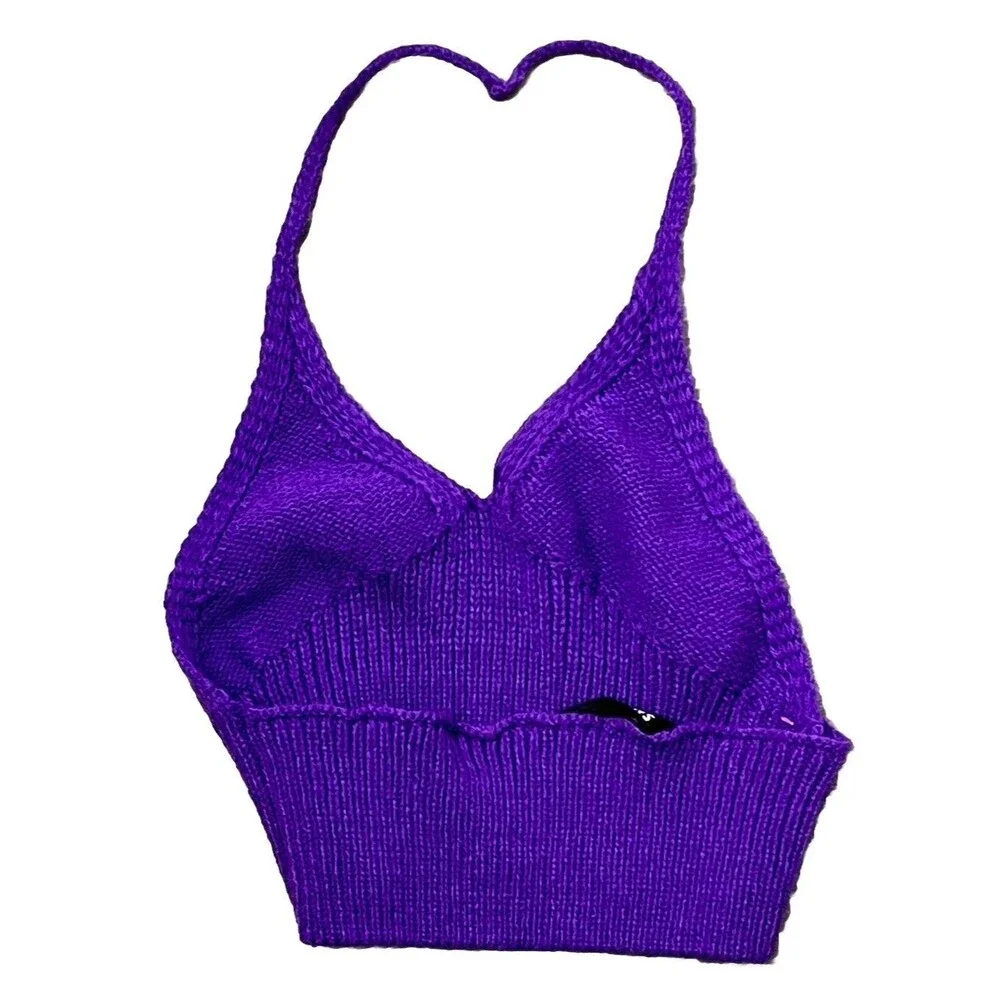 SHEIN purple halter